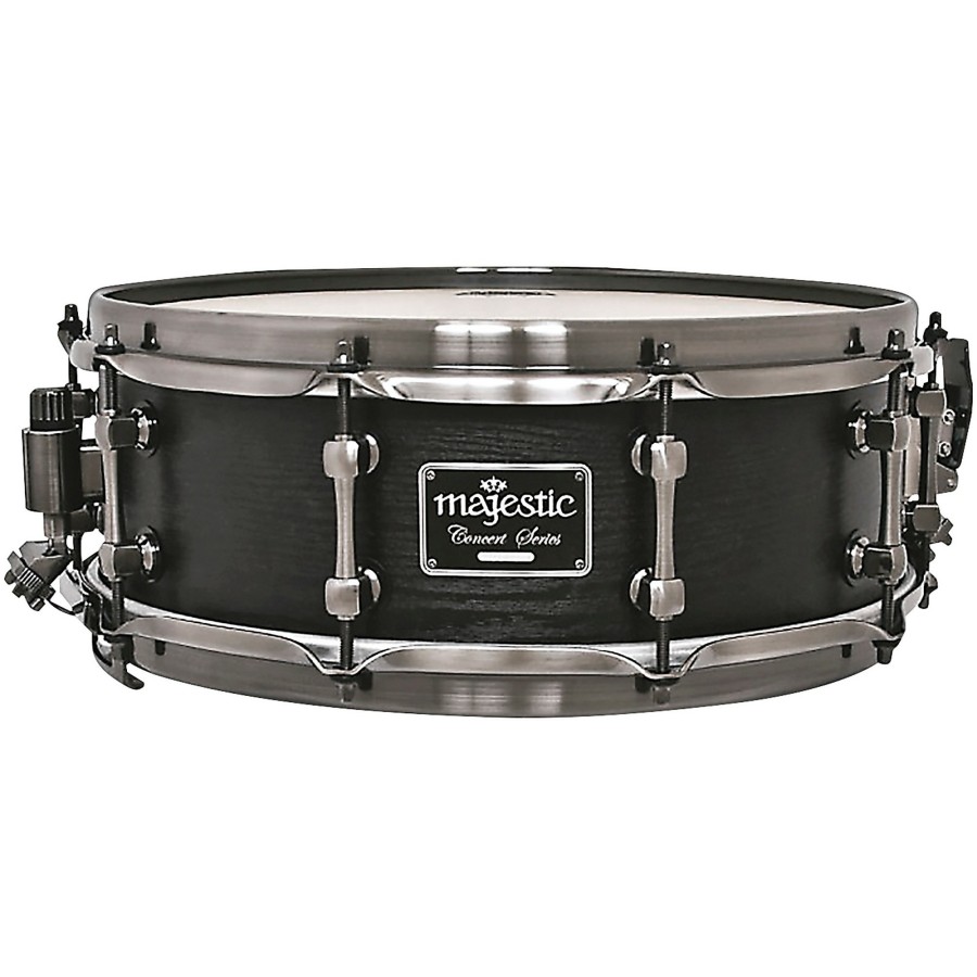 Drums Majestic | Majestic Concert Black Snare Drum Maple 14X5