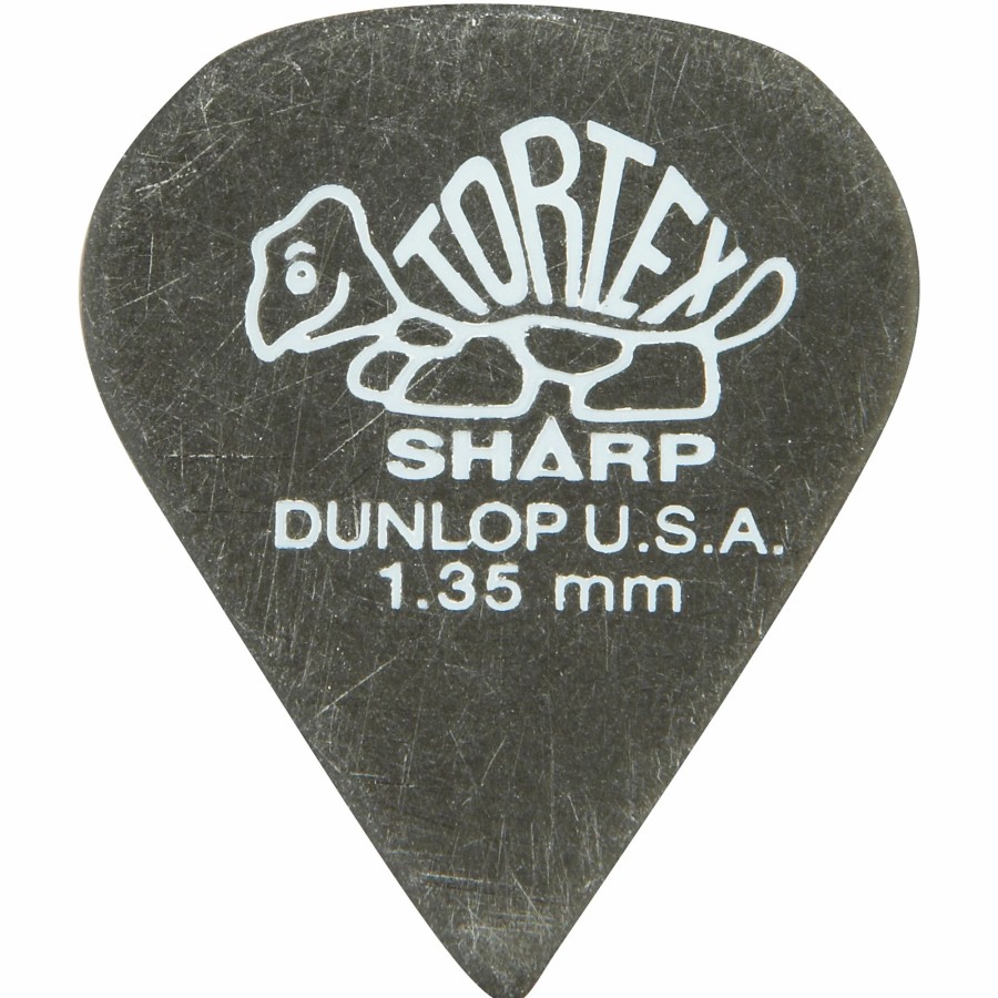 Guitars Dunlop Guitar Picks | Dunlop Tortex Sharp Guitar Picks 1 Dozen 1.35 Mm