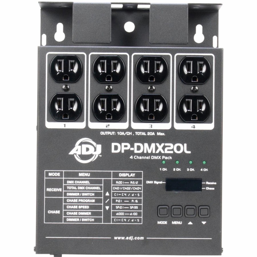 Lighting American DJ | American Dj Dp-Dmx-20L Dmx Dimmer Pack