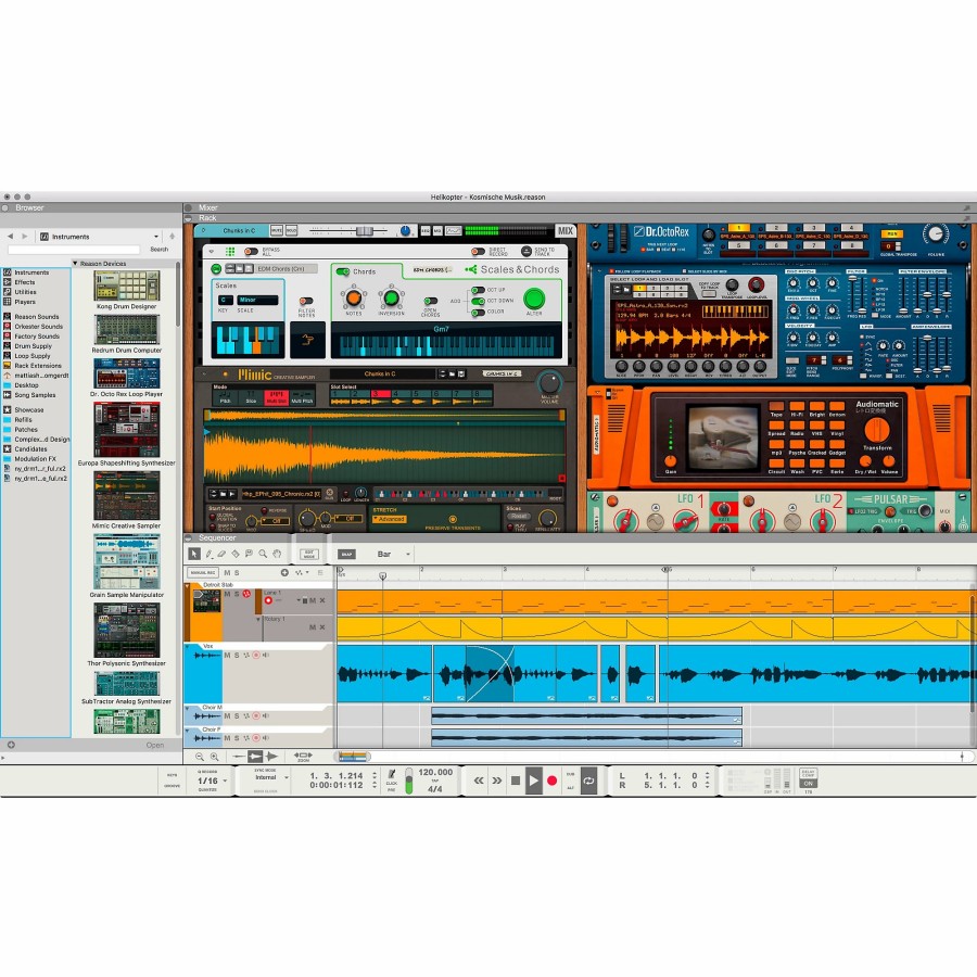 Recording Reason Studios | Reason Studios Reason 12 (Software Download)