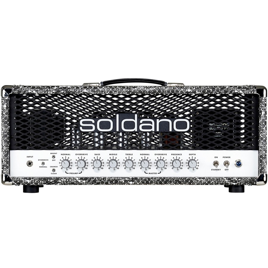 Amps & Effects Soldano Heads | Soldano Slo-100 Super Lead Overdrive 100W Tube Amp Head Snakeskin