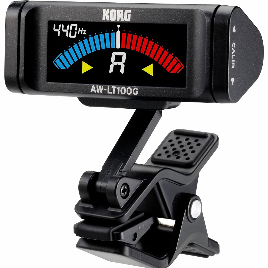 Accessories KORG | Korg Aw-Lt100G Clip-On Guitar Tuner Black