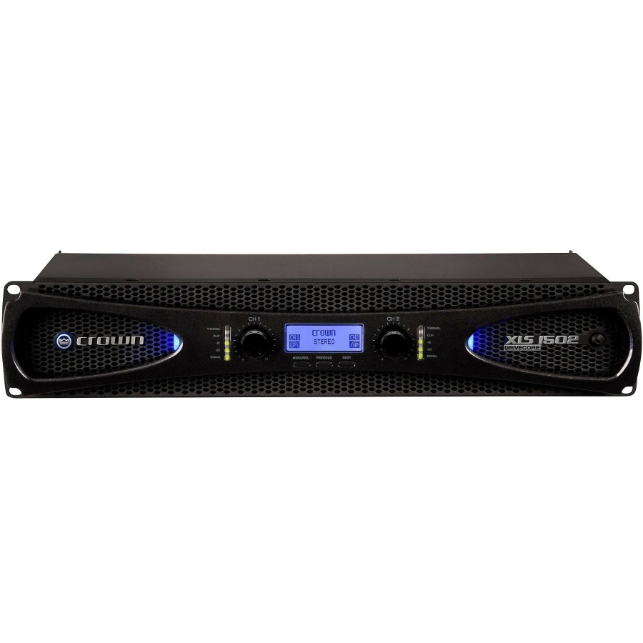 Live Sound Crown | Crown Xls1502 2-Channel 525W Power Amplifier With Onboard Dsp