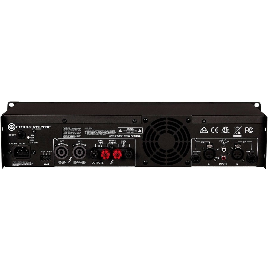 Live Sound Crown | Crown Xls1502 2-Channel 525W Power Amplifier With Onboard Dsp