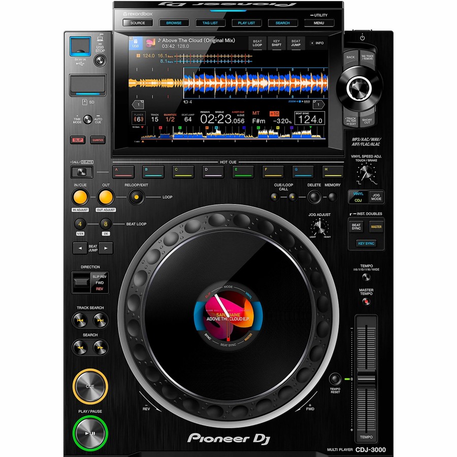 Dj Equipment Pioneer DJ | Pioneer Dj Cdj-3000 Professional Dj Media Player Black