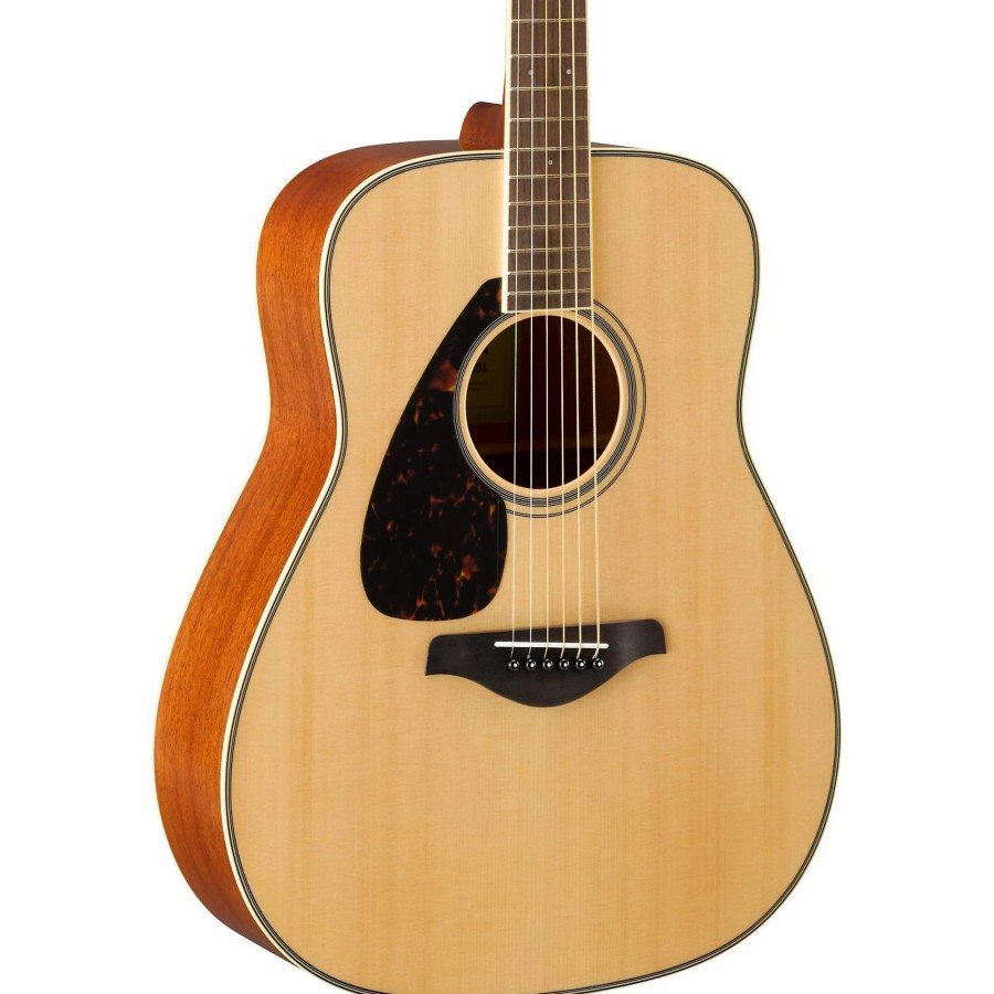 Guitars Yamaha Left Handed | Yamaha Fg820L Dreadnought Left-Handed Acoustic Guitar Natural