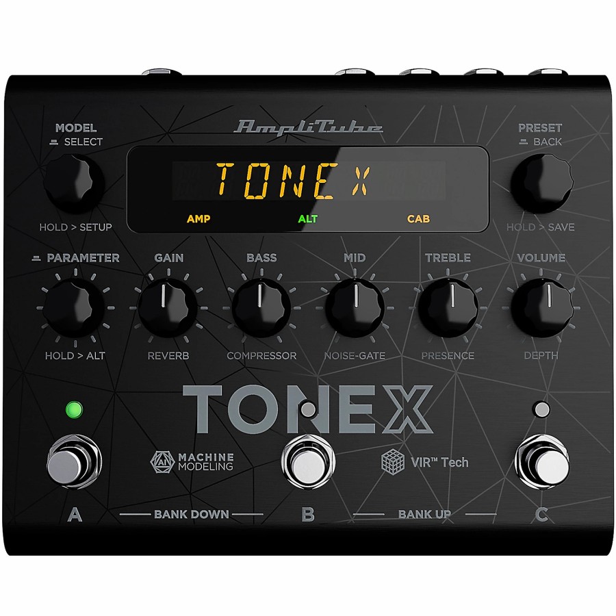 Guitars IK Multimedia Effects | Ik Multimedia Tonex Modeling Amp And Distortion Effects Pedal Black