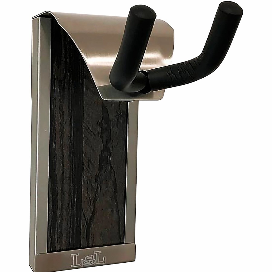 Guitars LsL Instruments Wall Hangers | Lsl Instruments Arc Guitar Hanger - Silver-Weathered Acacia