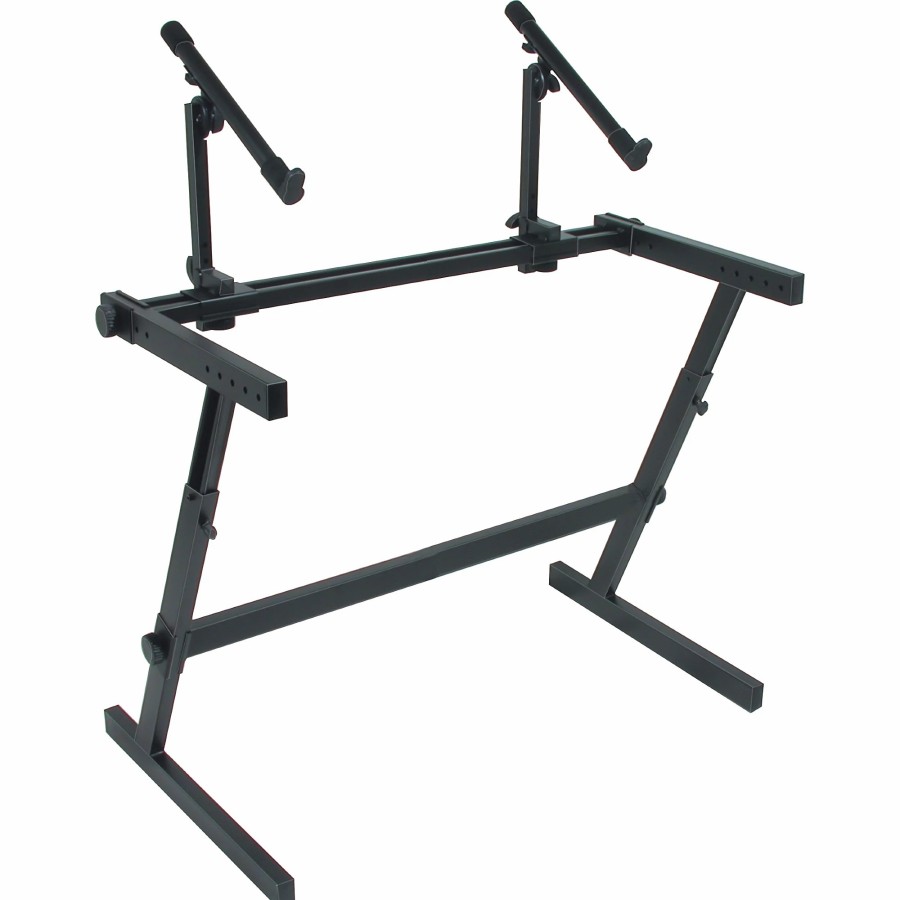 Keyboards & Midi Quik-Lok Stands & Racks | Quik-Lok Two-Tier Z Keyboard Stand