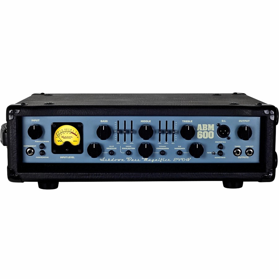 Amps & Effects Ashdown Heads | Ashdown Abm 600 Evo Iv 600W Tube Hybrid Bass Amp Head