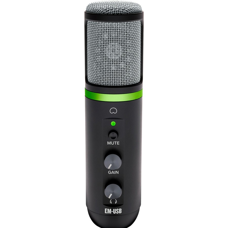 Mics & Wireless Mackie | Mackie Em-Usb Usb Condenser Microphone Black