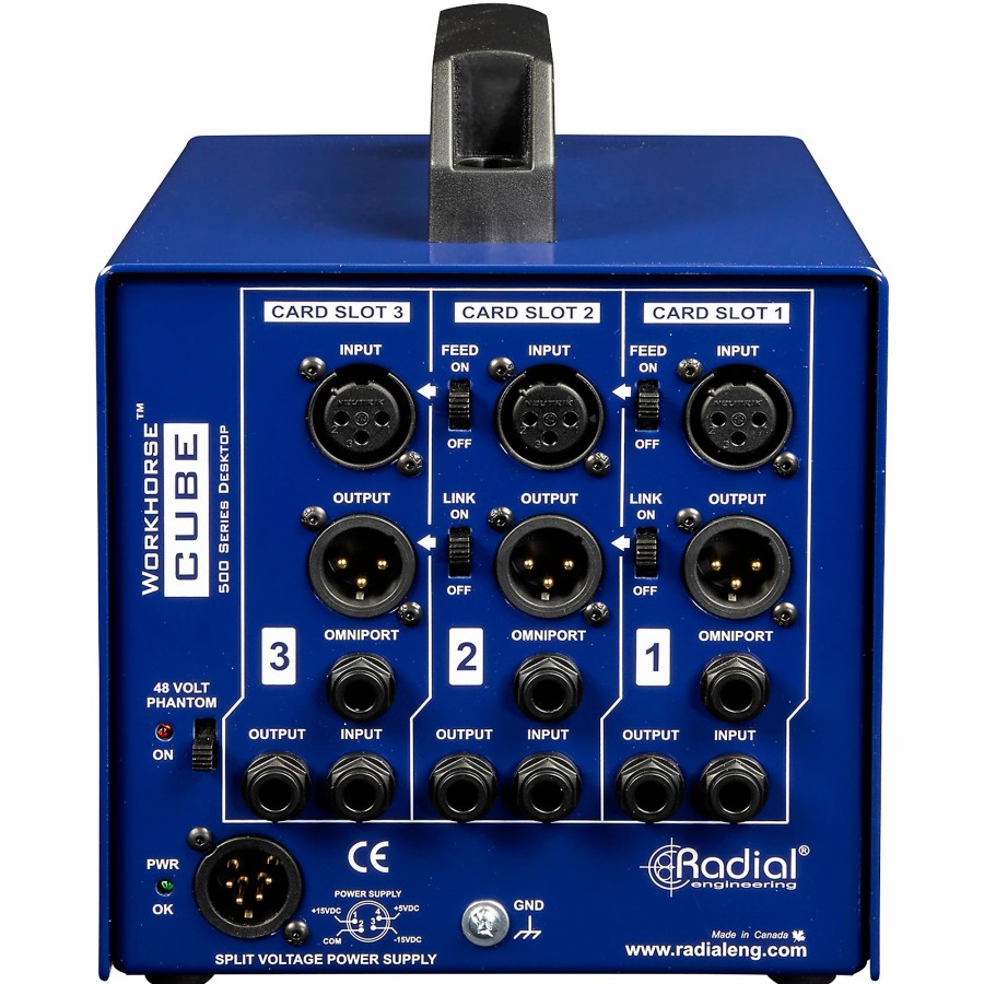 Recording Radial Engineering | Radial Engineering Radial Workhorse Cube Desktop Power Rack