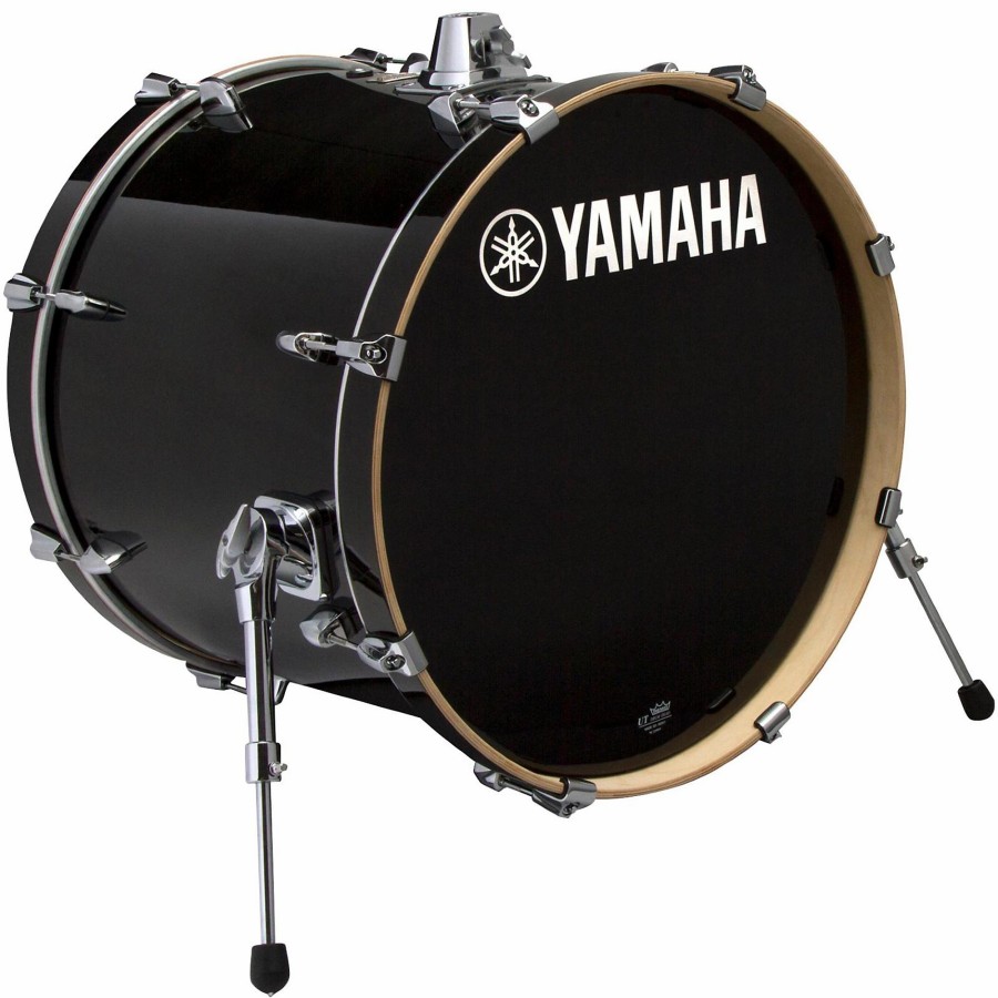 Drums Yamaha Bass Drums | Yamaha Stage Custom Birch Bass Drum 22 X 17 In. Raven Black