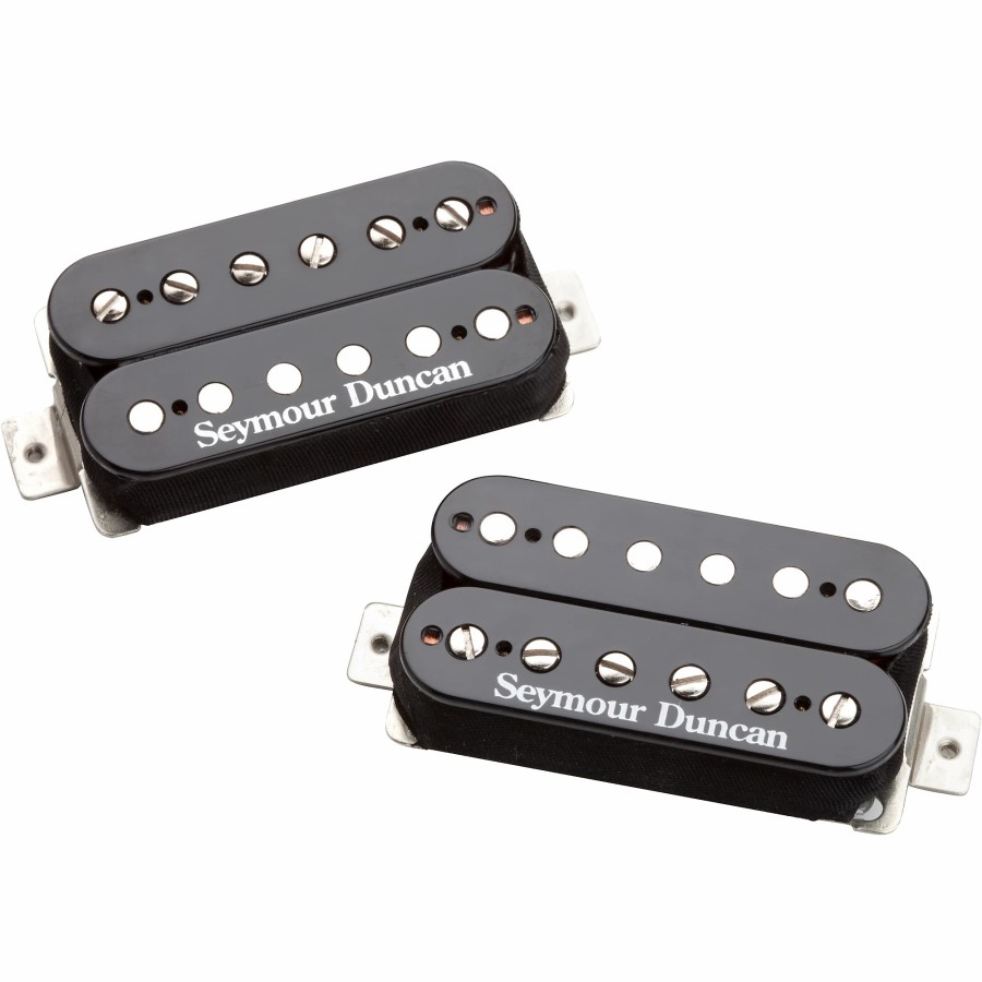 Basses Seymour Duncan Fretted Instrument Accessories & Parts | Seymour Duncan Sh-6 Mayhem Humbucker Pickup Set - Black Black