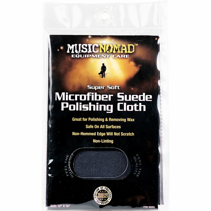 Accessories Music Nomad | Music Nomad Super Soft Edgeless Microfiber Suede Polishing Cloth