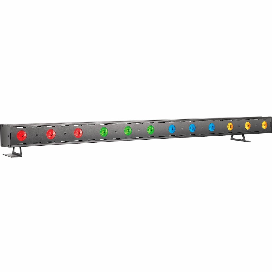 Lighting Venue | Venue Tetra Bar Rgba Linear Strip Wash Light With Four Color Zones Black