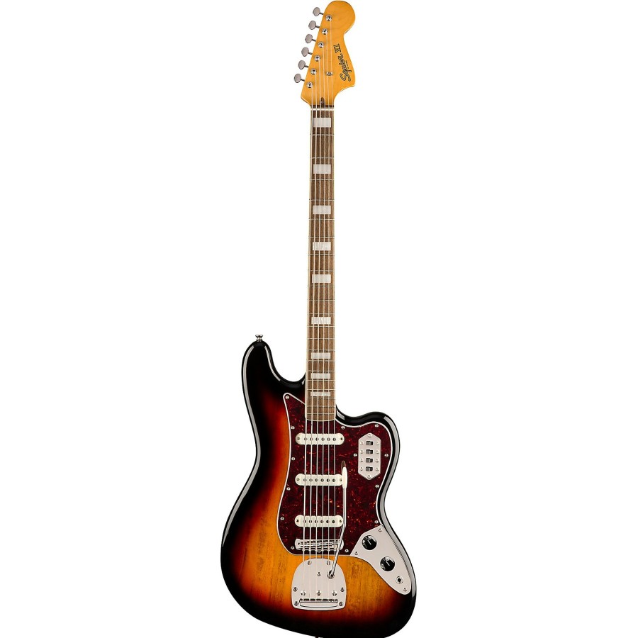 Basses Squier 6+ String | Squier Classic Vibe Bass Vi Guitar 3-Color Sunburst