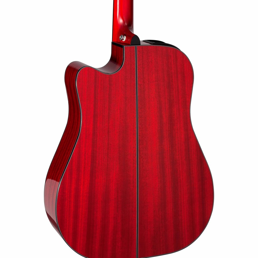 Guitars Takamine Acoustic Electric | Takamine G Series Gd30Ce Dreadnought Cutaway Acoustic-Electric Guitar Wine Red