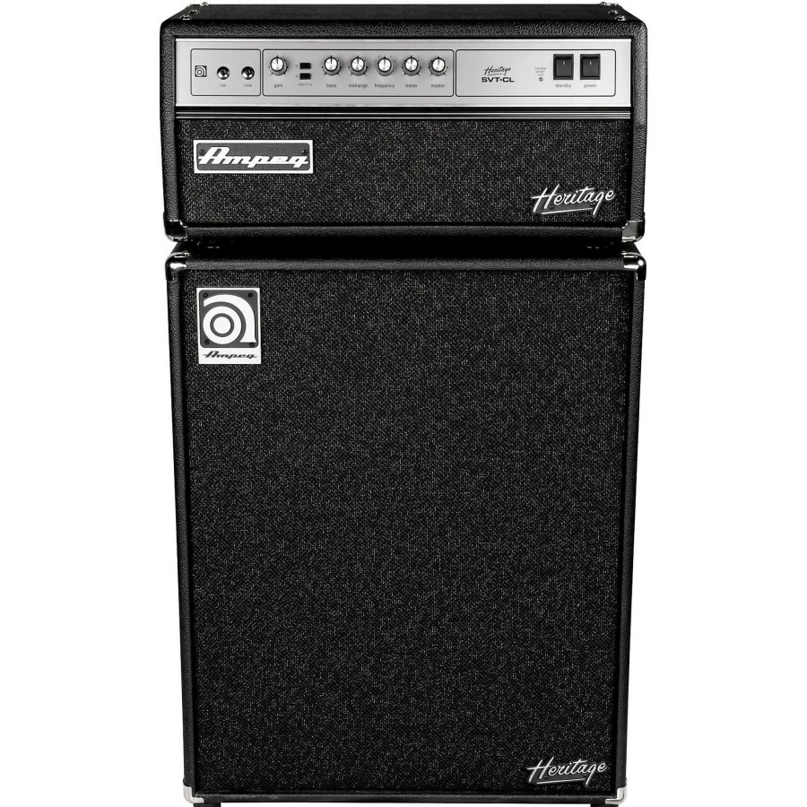 Amps & Effects Ampeg Amp Stacks | Ampeg Heritage Svt-Cl 300W Tube Bass Amp Head With 4X10 500W Bass Speaker Cab