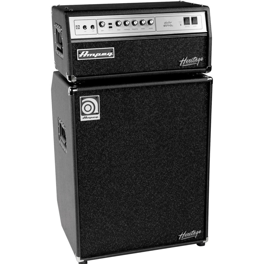 Amps & Effects Ampeg Amp Stacks | Ampeg Heritage Svt-Cl 300W Tube Bass Amp Head With 4X10 500W Bass Speaker Cab