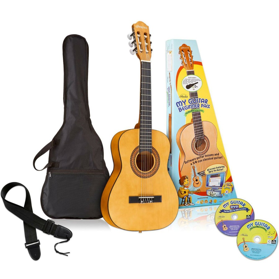 Guitars eMedia | Emedia My Guitar 3/4 Nylon-String Beginner Acoustic Guitar Pack