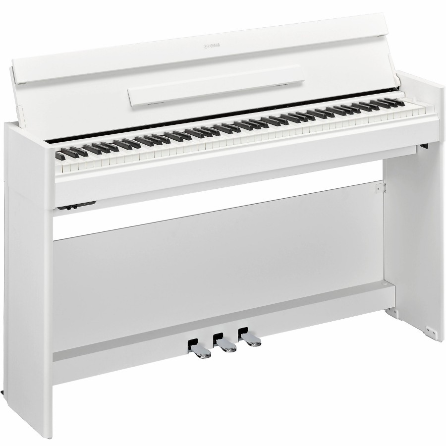 Keyboards & Midi Yamaha Home Digital Pianos | Yamaha Arius Ydp-S55 Console Digital Piano White Walnut