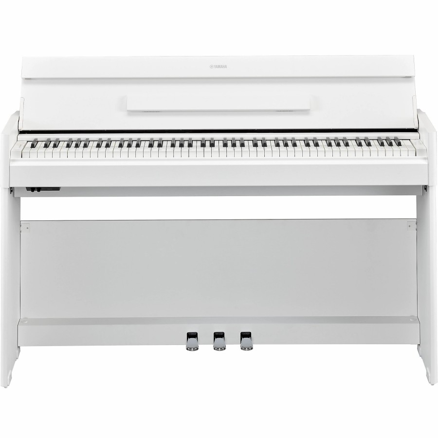 Keyboards & Midi Yamaha Home Digital Pianos | Yamaha Arius Ydp-S55 Console Digital Piano White Walnut