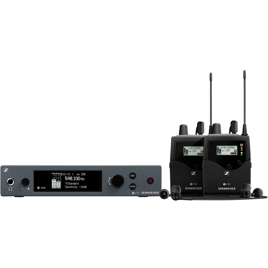 Live Sound Sennheiser | Sennheiser Ew Iem G4-Twin Wireless In-Ear Monitoring System Band G