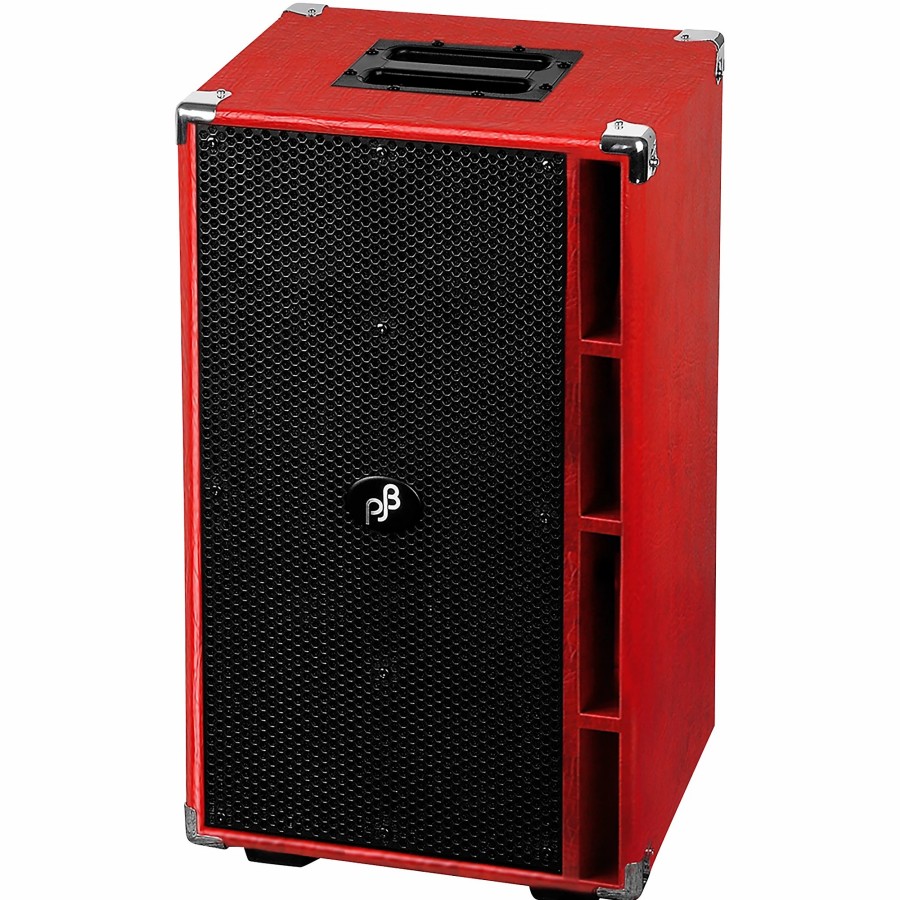 Amps & Effects Phil Jones Bass Cabinets | Phil Jones Bass Compact 8 800W 8X5 Bass Speaker Cabinet Red