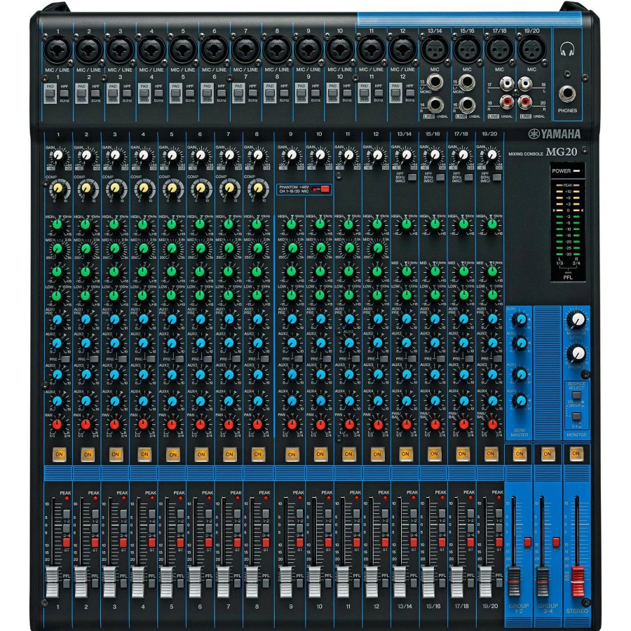 Recording Yamaha | Yamaha Mg20 20-Channel Mixer With Compression