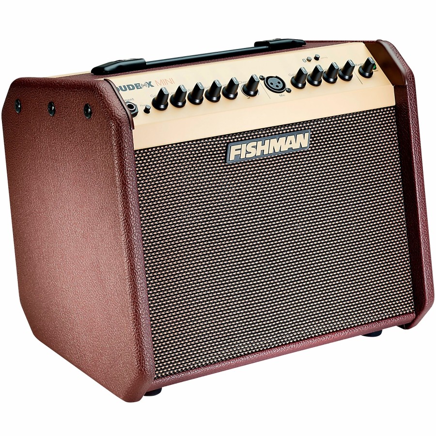 Guitars Fishman Guitar Amps | Fishman Loudbox Mini 60W 1X6.5 Acoustic Guitar Combo Amp With Bluetooth Brown