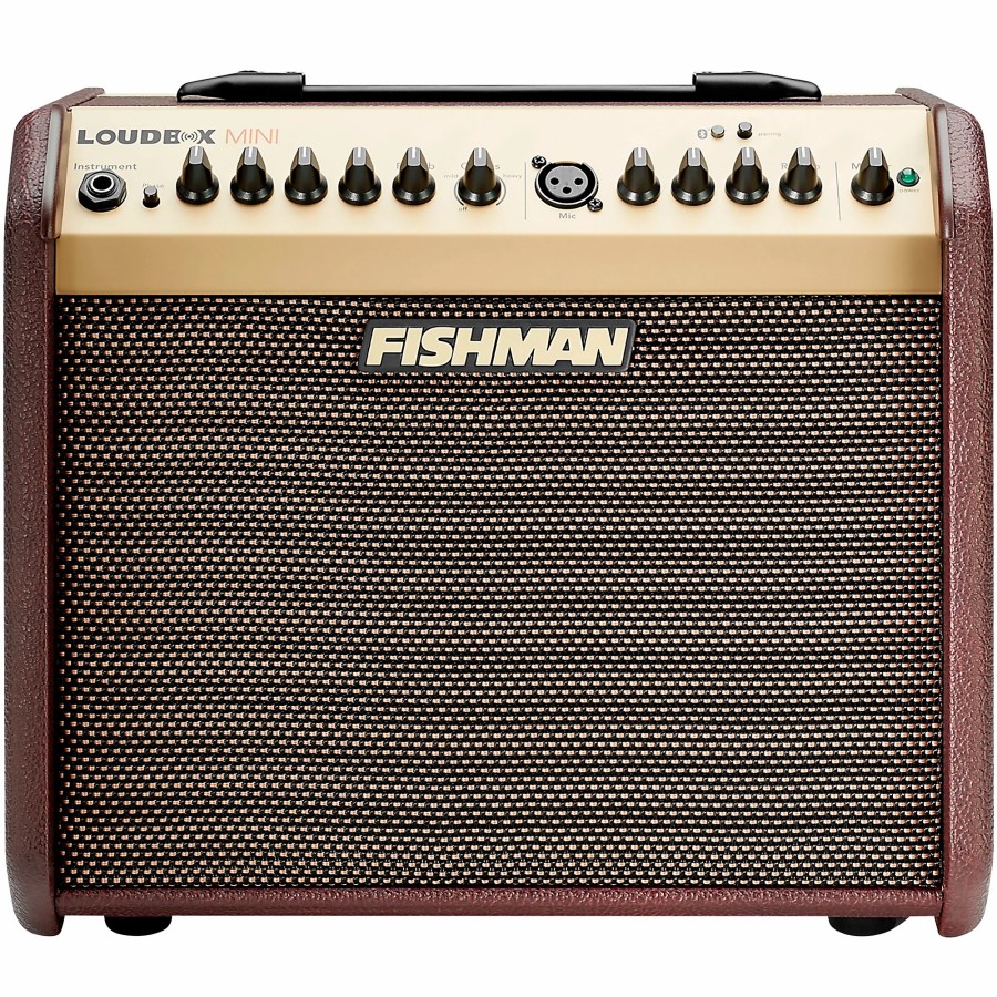 Guitars Fishman Guitar Amps | Fishman Loudbox Mini 60W 1X6.5 Acoustic Guitar Combo Amp With Bluetooth Brown