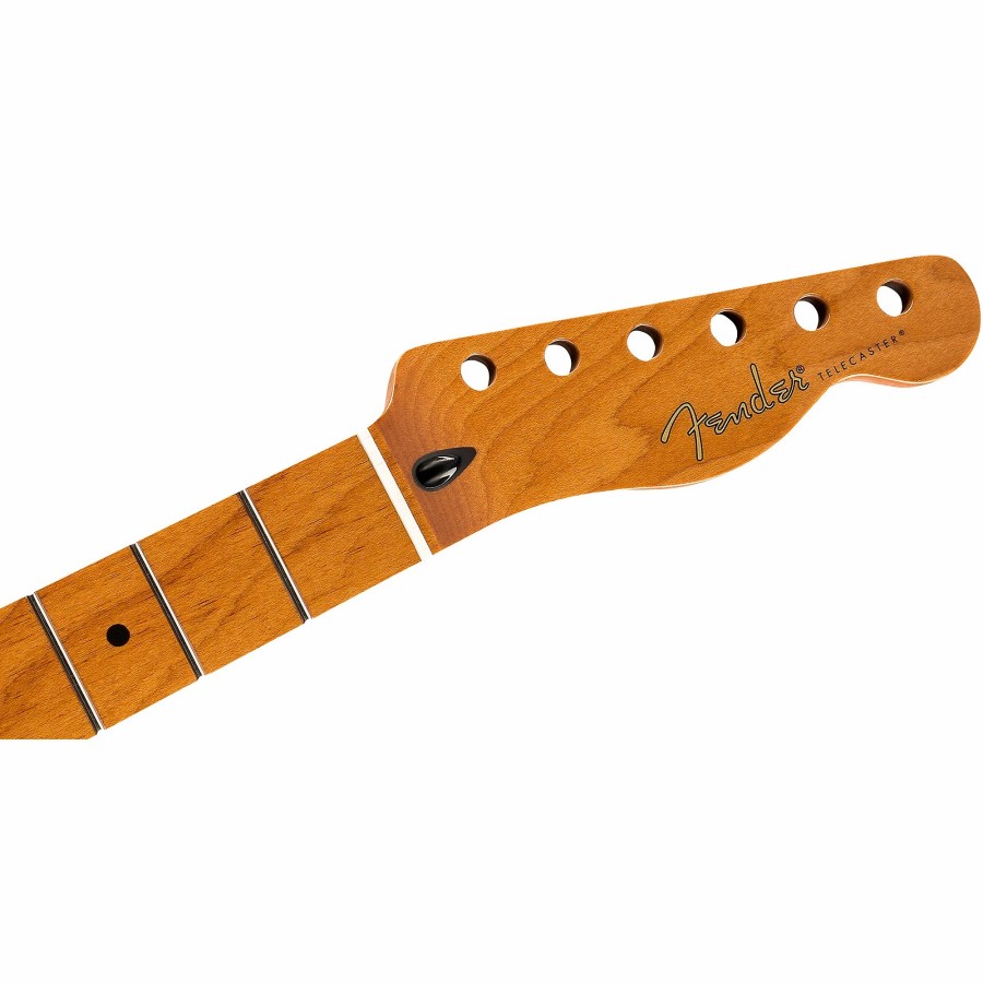 Basses Fender Fretted Instrument Accessories & Parts | Fender Roasted Telecaster Neck Flat Oval Shape, Maple Fingerboard