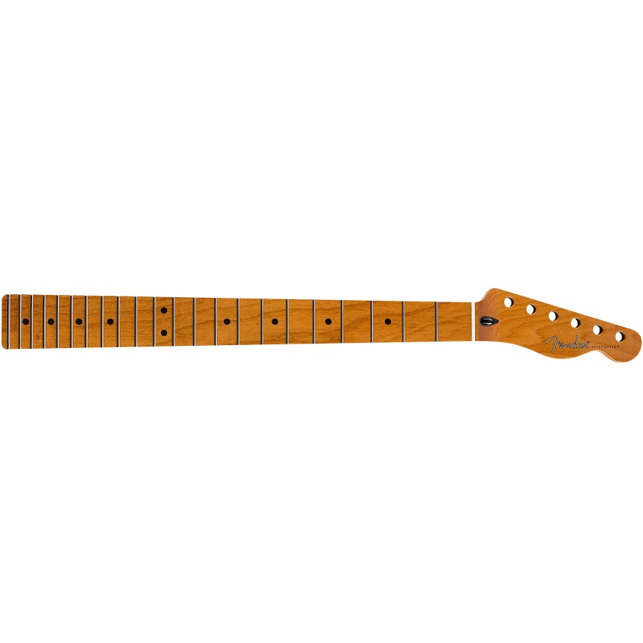 Basses Fender Fretted Instrument Accessories & Parts | Fender Roasted Telecaster Neck Flat Oval Shape, Maple Fingerboard