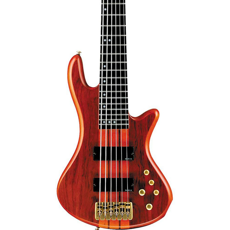 Basses Schecter Guitar Research 6+ String | Schecter Guitar Research Stiletto Studio 6 Bass Satin Honey