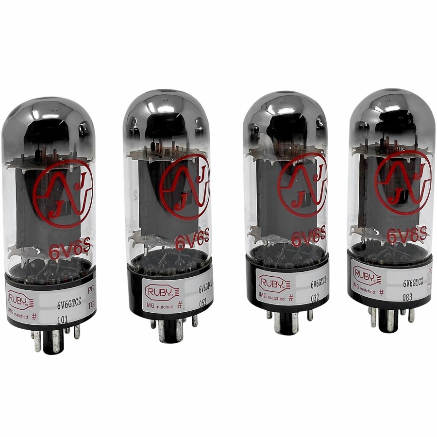 Amps & Effects Ruby Amp Parts | Ruby 6V6 Matched Amp Tubes Matched Quad