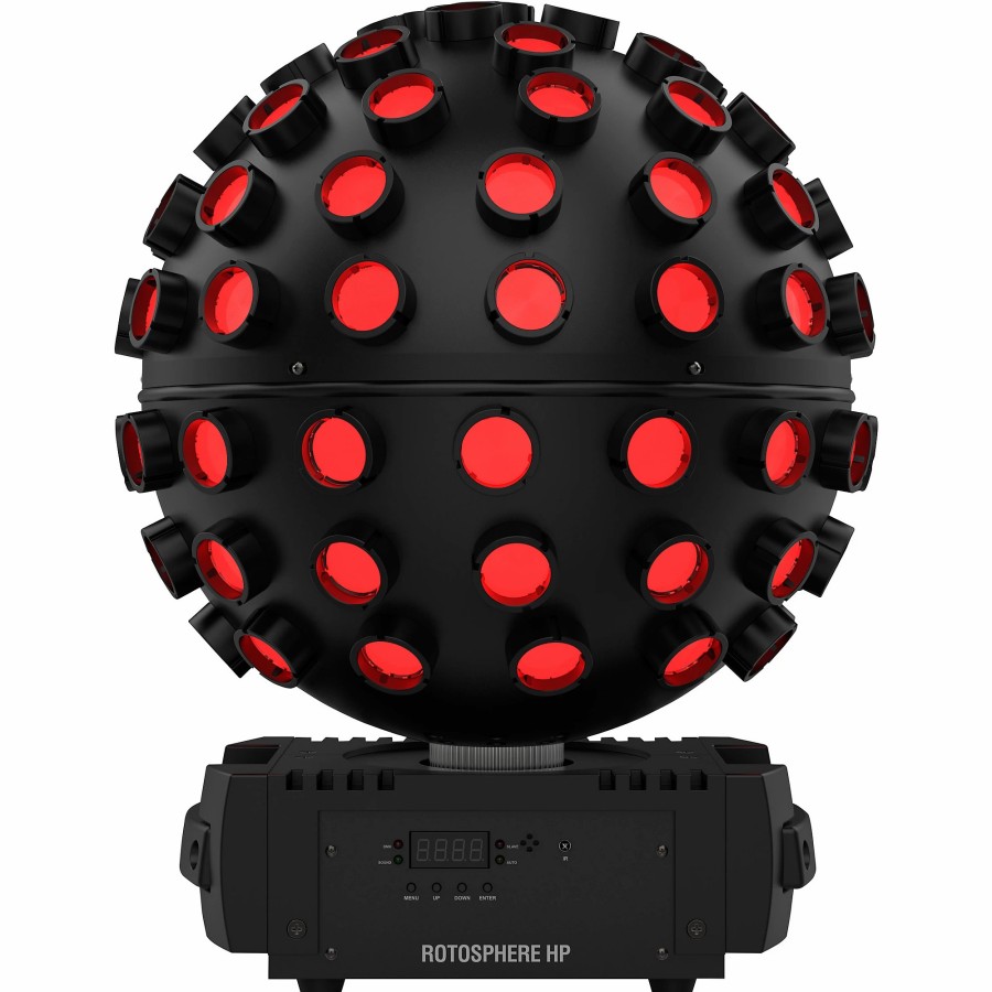 Lighting CHAUVET DJ | Chauvet Dj Rotosphere Hp High Powered 8 Color Mirror Ball Effect Black