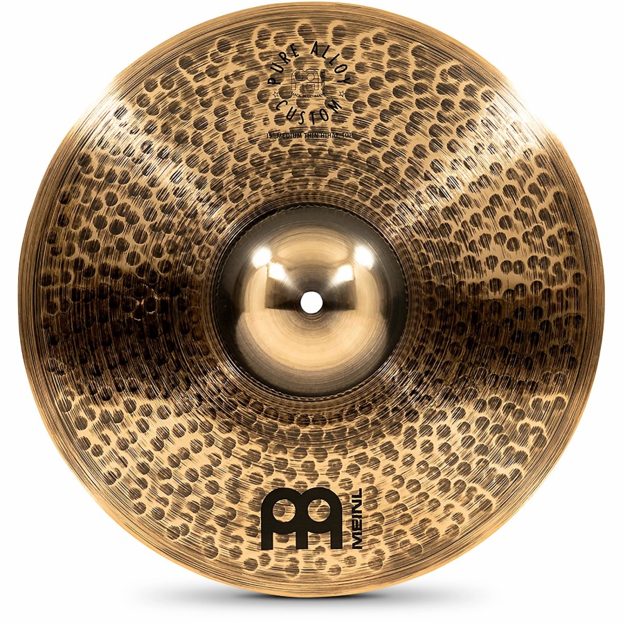 Drums MEINL Hi-Hat Cymbals | Meinl Pure Alloy Custom Medium Thin Hi-Hat Cymbal Pair 15 In.