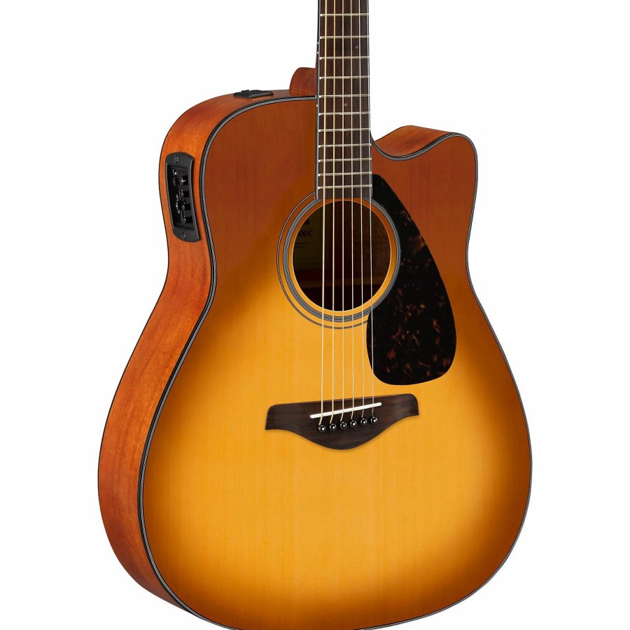 Guitars Yamaha Acoustic Electric | Yamaha Fg Series Fgx800C Acoustic-Electric Guitar Sand Burst