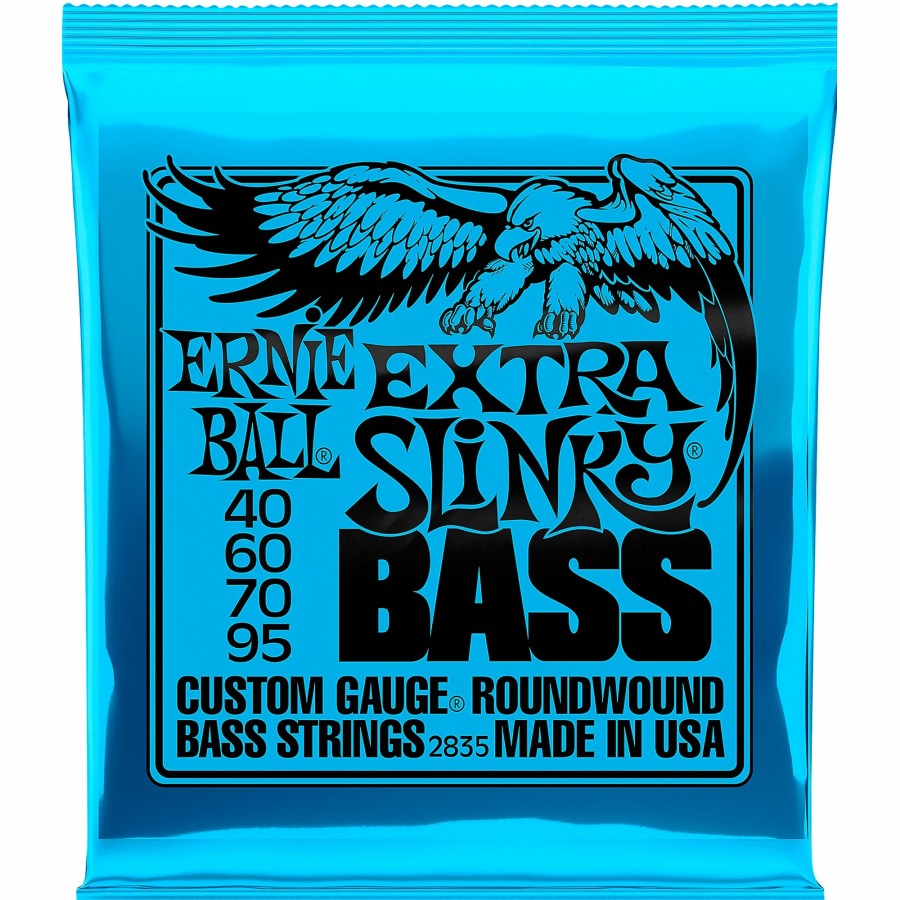 Basses Ernie Ball Bass Guitar Strings | Ernie Ball 2835 Extra Slinky Round Wound Bass Strings