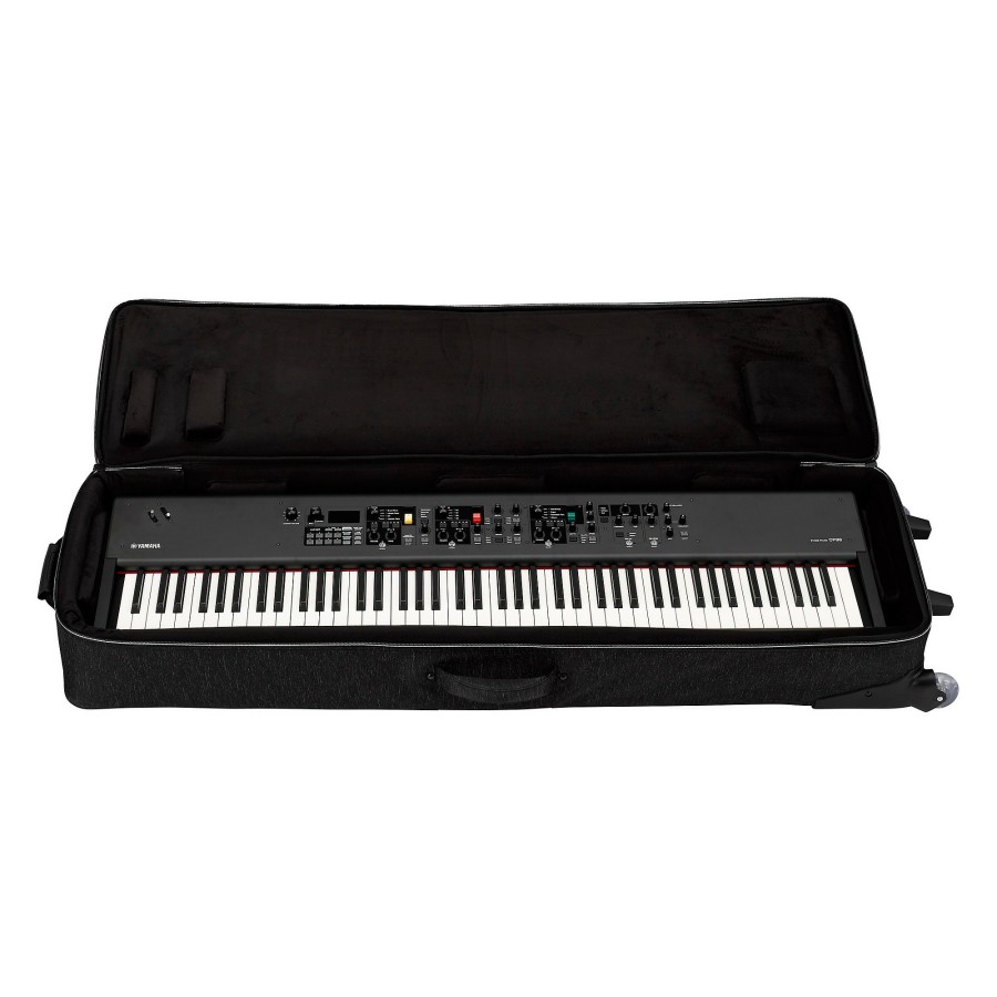 Keyboards & Midi Yamaha Cases, Gig Bags & Covers | Yamaha Soft Case With Wheels For Cp88 Black