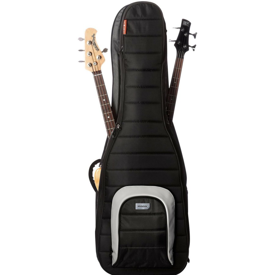 Basses MONO Cases & Gig Bags | Mono M80 Dual (Double) Bass Guitar Case Jet Black