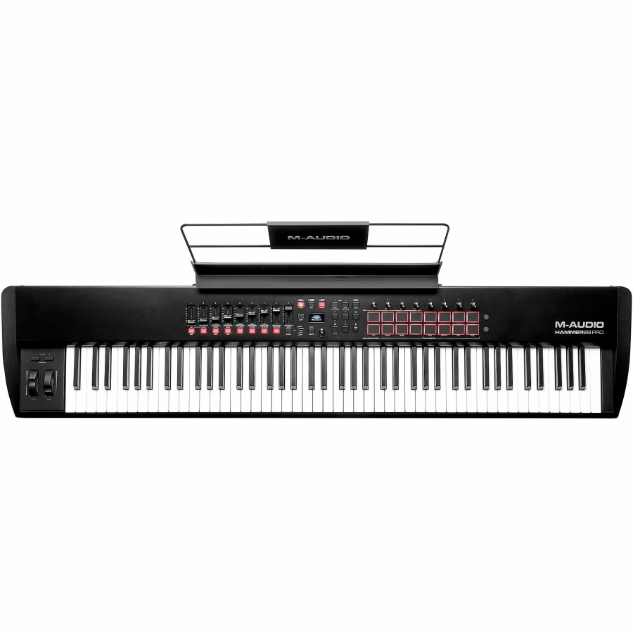 Keyboards & Midi M-Audio Midi Controllers | M-Audio Hammer 88 Pro Graded Hammer-Action Usb Midi Controller With Smart Control And Auto-Mapping