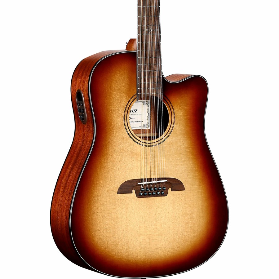 Guitars Alvarez 12-String | Alvarez Ad60Ce 12-String Dreadnought Acoustic-Electric Guitar Shadow Burst