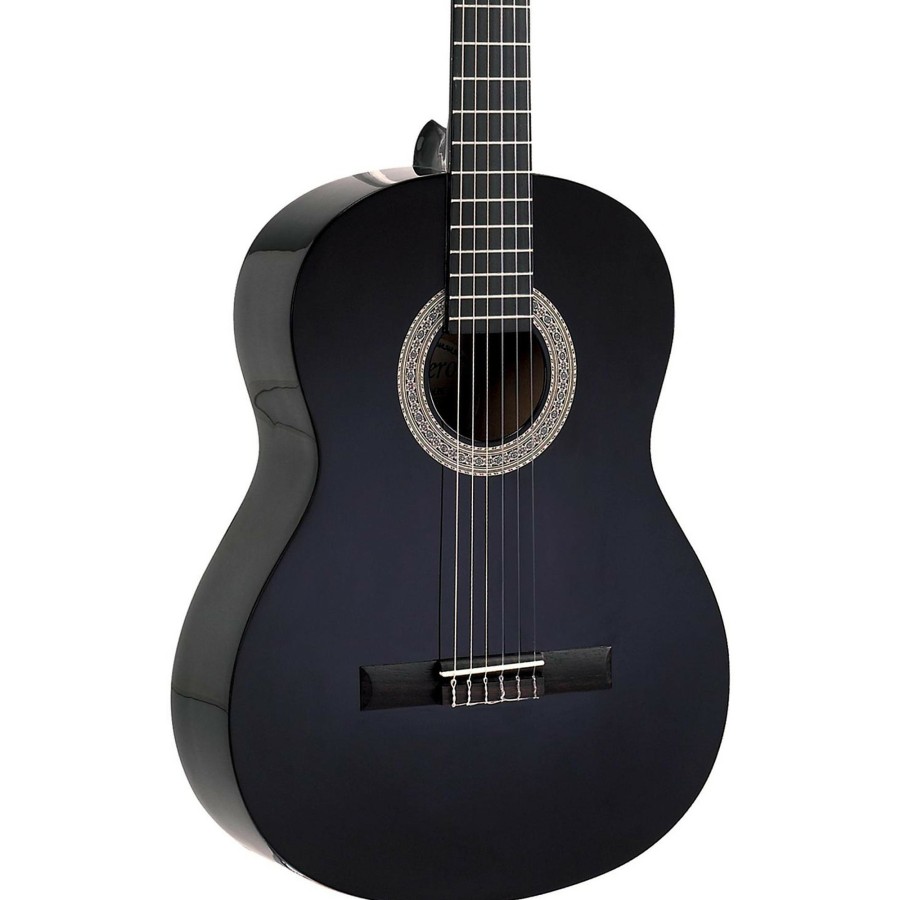 Guitars Lucero | Lucero Lc100 Classical Guitar Black