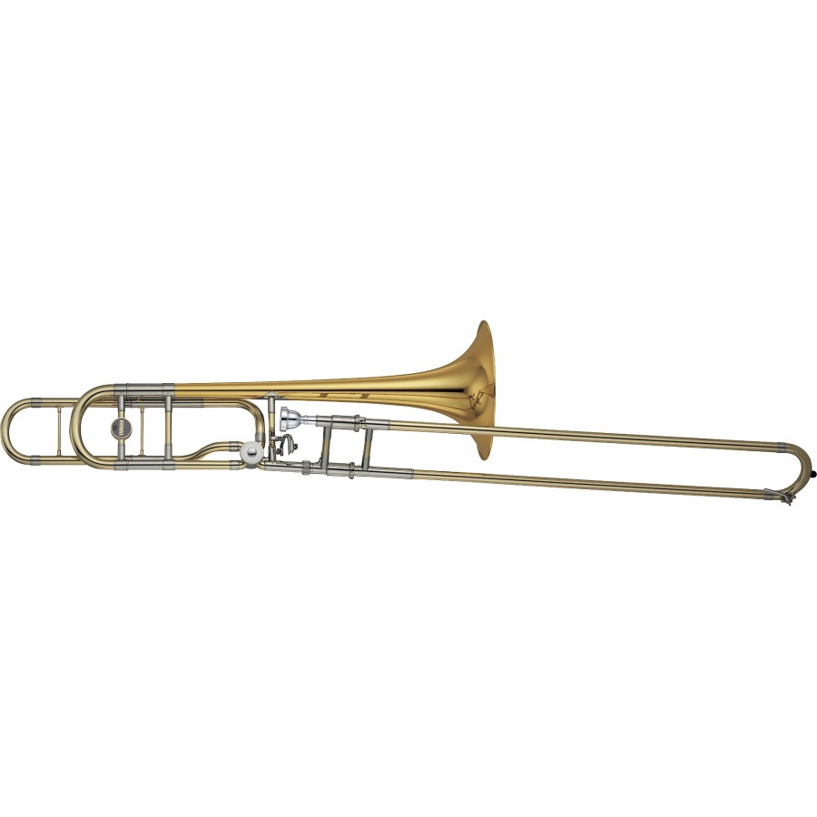 Band & Orchestra Yamaha | Yamaha Ysl-882O Xeno Series F-Attachment Trombone Lacquer Gold Brass Bell