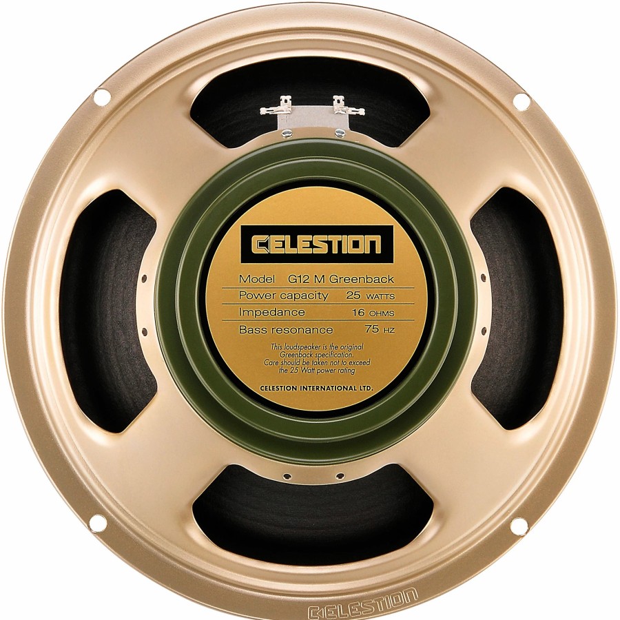 Amps & Effects Celestion Amp Parts | Celestion G12M Greenback 25W, 12" Guitar Speaker 16 Ohm