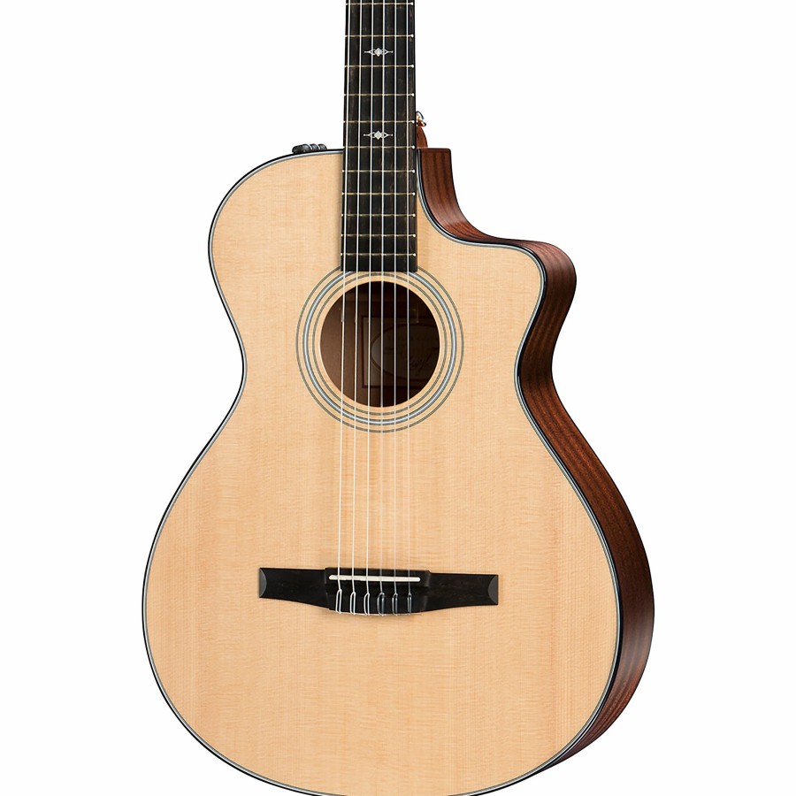 Guitars Taylor | Taylor 312Ce-N Grand Concert Nylon-String Acoustic-Electric Guitar Natural