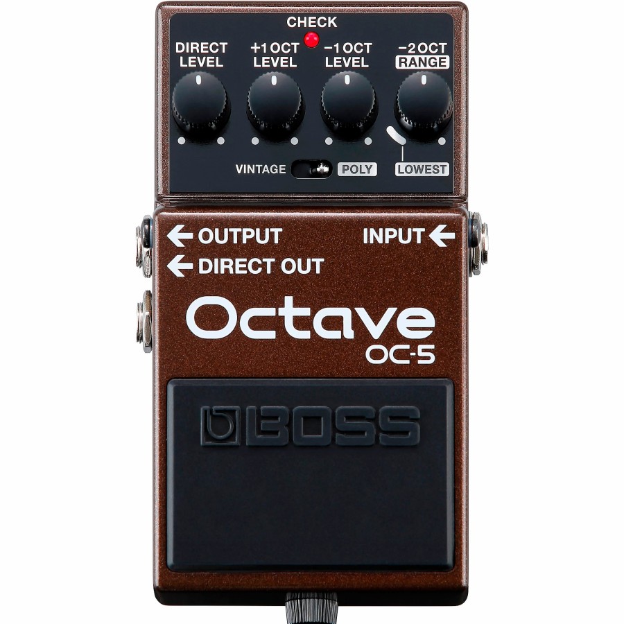 Amps & Effects BOSS Effects Pedals | Boss Oc-5 Octave Pedal Black