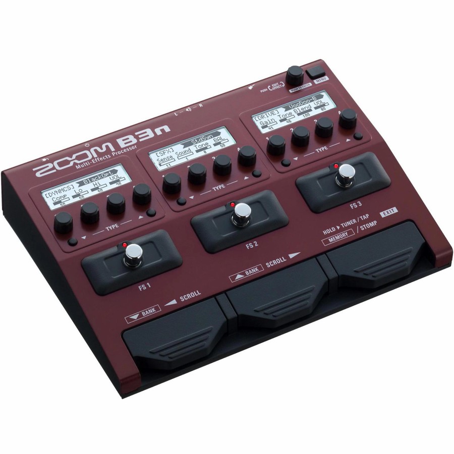 Amps & Effects Zoom Multi-Effects Pedals | Zoom B3N Multi-Effects Bass Guitar Processor